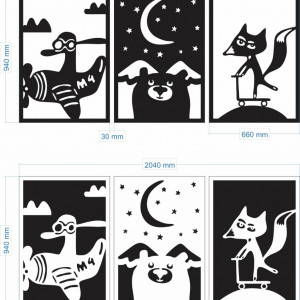 Tablou traforat Kids Panels
