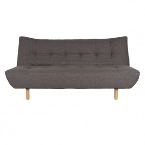 Canapea extensibila gri inchis 190 cm Nyaman White Label