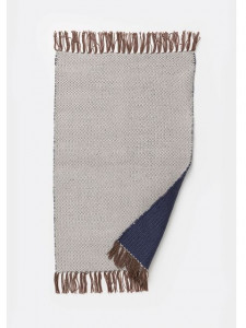 Covor mic gri/albastru 60x90 cm Nomad Dark Blue S Ferm Living