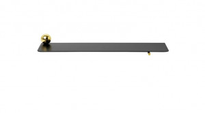 Raft negru/maro alama din metal 60 cm Flying Sphere Brass Ferm Living