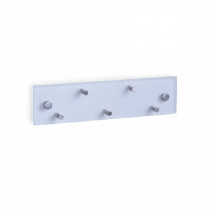 Suport transparent din sticla si inox pentru chei Key Board Glass Zeller
