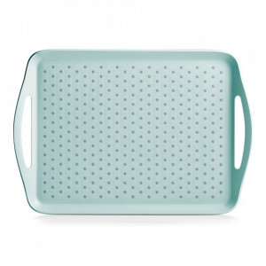 Tava dreptunghiulara albastru aqua din plastic 32x45,5 cm Zina Zeller