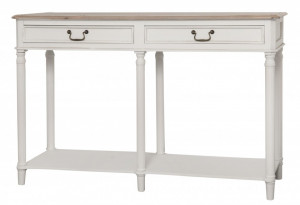 Consola cu 2 sertare din lemn de plop si MDF 120 cm Ravenna Complex Livin Hill