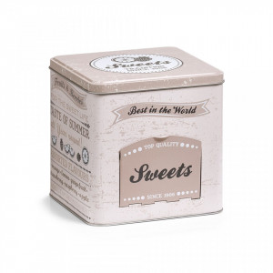 Cutie multicolora din metal pentru bomboane Sweets Can Flap Zeller