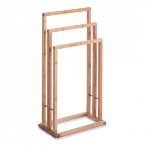 Suport maro din lemn de bambus pentru prosoape 81,5 cm Bamboo Zeller
