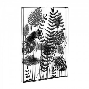 Decoratiune neagra din metal pentru perete 61x81 cm Denecia Kave Home