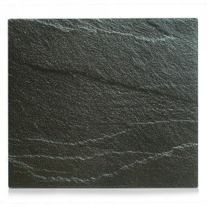 Panou antistropire gri antracit din sticla pentru perete 50x56 cm Slate Zeller