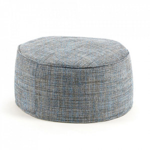 Puf rotund multicolor din textil 60 cm Boost Alec Blue La Forma