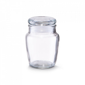 Recipient cu capac transparent din sticla 150 ml Davido Zeller