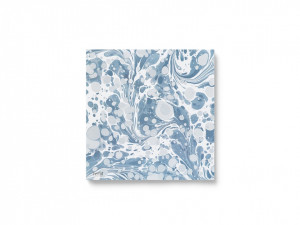 Set 20 servetele albastre 16,5x16,5 cm Marbling Dusty Blue Ferm Living