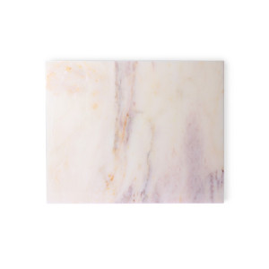 Tocator dreptunghiular roz din marmura 40x50 cm Cutting Board Pink HK Living