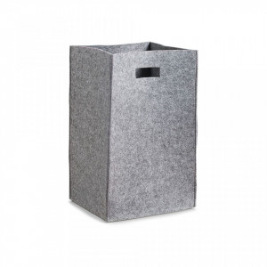 Cos de rufe gri din fetru 35x55 cm Laundry Collector Gray Zeller