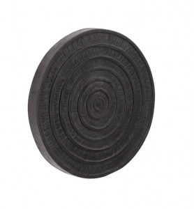 Decoratiune neagra din lemn de mungur pentru perete 50 cm Salome Kave Home