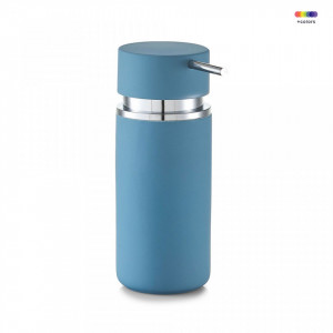 Dispenser sapun lichid albastru din ceramica 300 ml Rubber Zeller