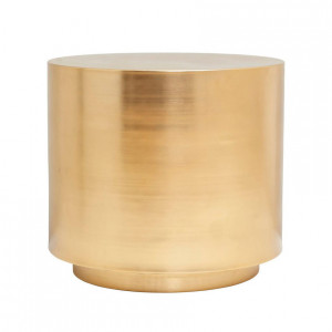Masuta de cafea aurie din metal 50 cm Step Brass House Doctor