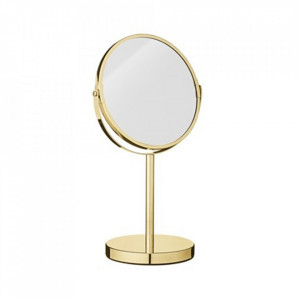 Oglinda de masa rotunda aurie din metal 20 cm Donald Bloomingville