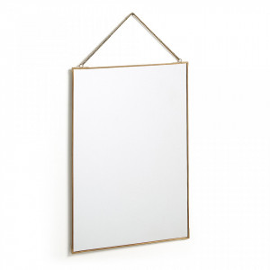Oglinda dreptunghiulara maro alama din metal 35x50 cm Castell La Forma