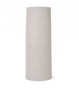 Abajur crem din textil pentru lampadar 30 cm Hebe Long Natural Ferm Living