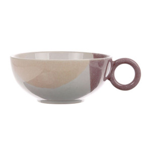 Ceasca multicolora din ceramica Gallery Nude Liliac HK Living