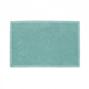 Covoras pentru baie din bumbac turcoaz 60x40 cm Miekki La Forma