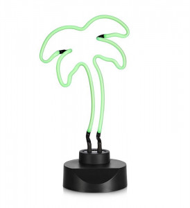 Decoratiune luminoasa verde din plastic PalmTexas Markslojd