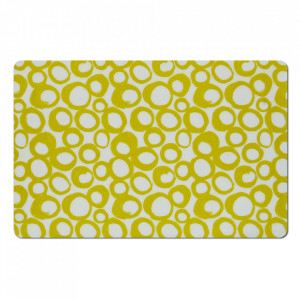 Protectie masa dreptunghiulara verde din polipropilena 28,5x43,5 cm Loop Zeller