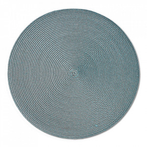 Protectie masa rotunda verde menta din polipropilena 38 cm Twist Zeller