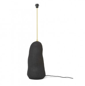 Baza neagra din ceramica si alama pentru lampadar 48 cm Hebe Large Black Ferm Living