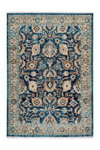 Covor multicolor din polipropilena Medellin Blue Pattern Lalee (diverse dimensiuni)