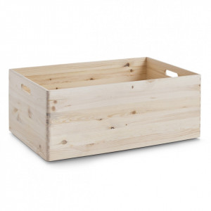 Cutie depozitare maro din lemn de pin 40x60 cm Softwood Zeller