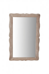 Oglinda dreptunghiulara maro din lemn si MDF 40x60 cm Pesaro Livin Hill