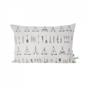 Perna decorativa dreptunghiulara multicolora din bumbac 40x60 cm Native Ferm Living