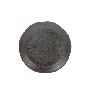 Farfurie gri din ceramica 21 cm Bold and Basic Grey HK Living