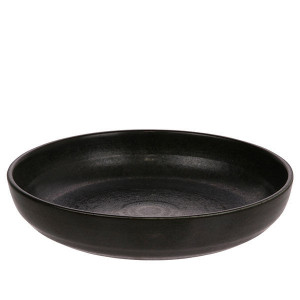 Farfurie pentru paste din portelan maro 21,5 cm Kyoto Rustic HK Living