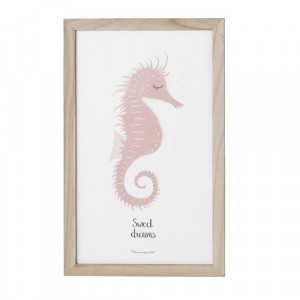 Tablou cu rama din lemn 40x25 cm "Sweet Dreams" Bloomingville