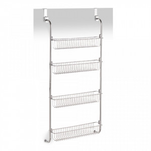 Etajera argintie din metal 109 cm pentru usa Door Hanging Shelf Zeller