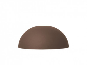 Abajur maro rosiatic din metal 38 cm Dome Red Brown Ferm Living