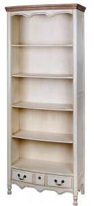 Biblioteca din lemn de arbore de cauciuc 192 cm Limena Livin Hill