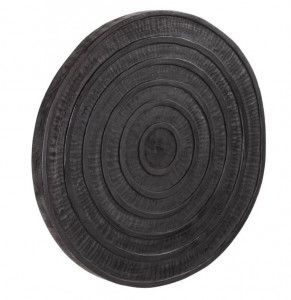 Decoratiune neagra din lemn de mungur pentru perete 65 cm Salome Kave Home