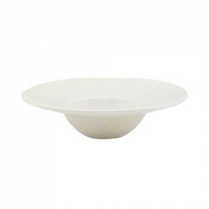 Farfurie adanca pentru paste gri/alba din portelan 25 cm Pion House Doctor