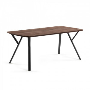 Masa dining din lemn si metal 95x200 cm Babeli La Forma