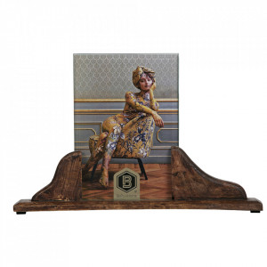 Rama foto maro din lemn de mango 19x30 cm Beloved Be Pure Home