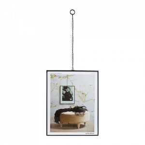 Rama foto neagra din metal pentru perete 30x40 cm Xpose Be Pure Home