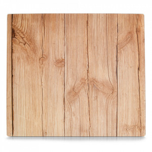 Panou antistropire maro din sticla pentru perete 50x56 cm Wood Zeller