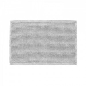 Covoras pentru baie din bumbac gri deschis 60x40 cm Miekki La Forma