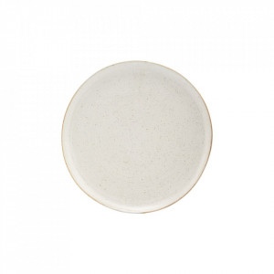 Farfurie intinsa gri/alba din portelan 28,5 cm Pion House Doctor