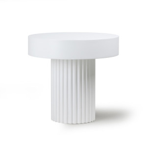 Masuta alba din lemn si MDF pentru cafea 49 cm Joe Sungkai HK Living