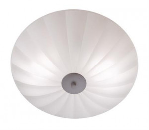 Plafoniera din sticla cu detalii metalice 35x13cm Sirocco Markslojd