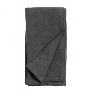 Prosop gri din bumbac si in pentru bucatarie 40x40 cm Napkin Hemmed Nordal
