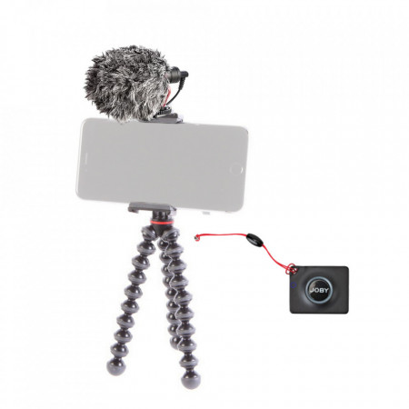 Joby GripTight Action Kit minitrepied flexibil cu telecomanda si microfon